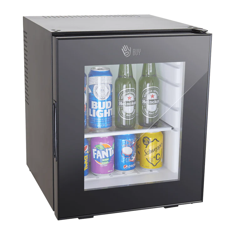 BUYBUY Mini frigo bar 30 Litri porta in vetro senza compressore silenzioso hotel ufficio