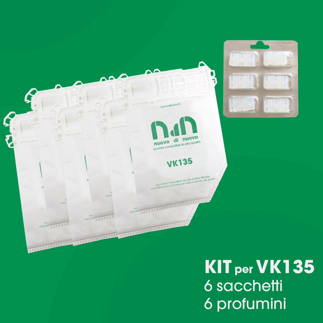 Kit VK 135/136 | Sacchetti Compatibili con Profumini
