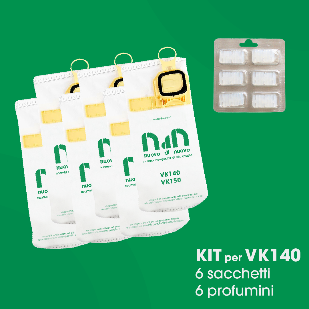Kit VK 140/150 | Sacchetti Adattabili con Profumini