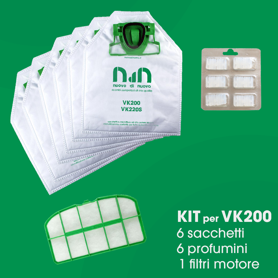 Kit VK 200/220S | Sacchetti - Profumini - Griglia