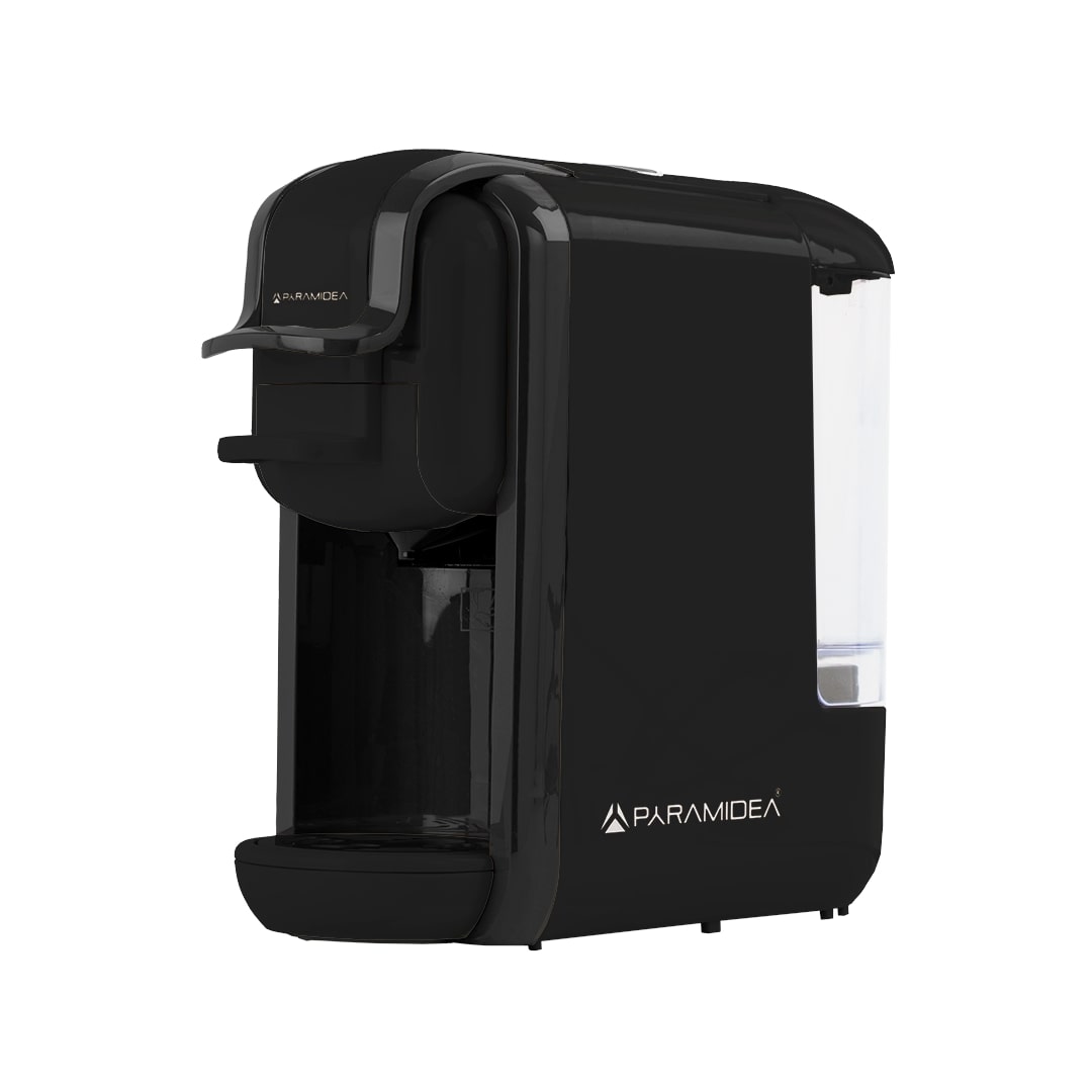 PYRAMIDEA Macchina per Caffè 3 in 1 compatibile Nespresso Dolcegusto e Cialde da 0,6L Nero