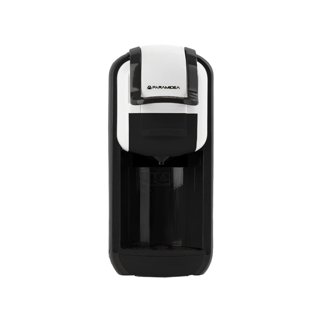 PYRAMIDEA Macchina per Caffè 3 in 1 Compatibile Nespresso Dolcegusto e Cialde Bevande Fredde da 0,6L Bianco