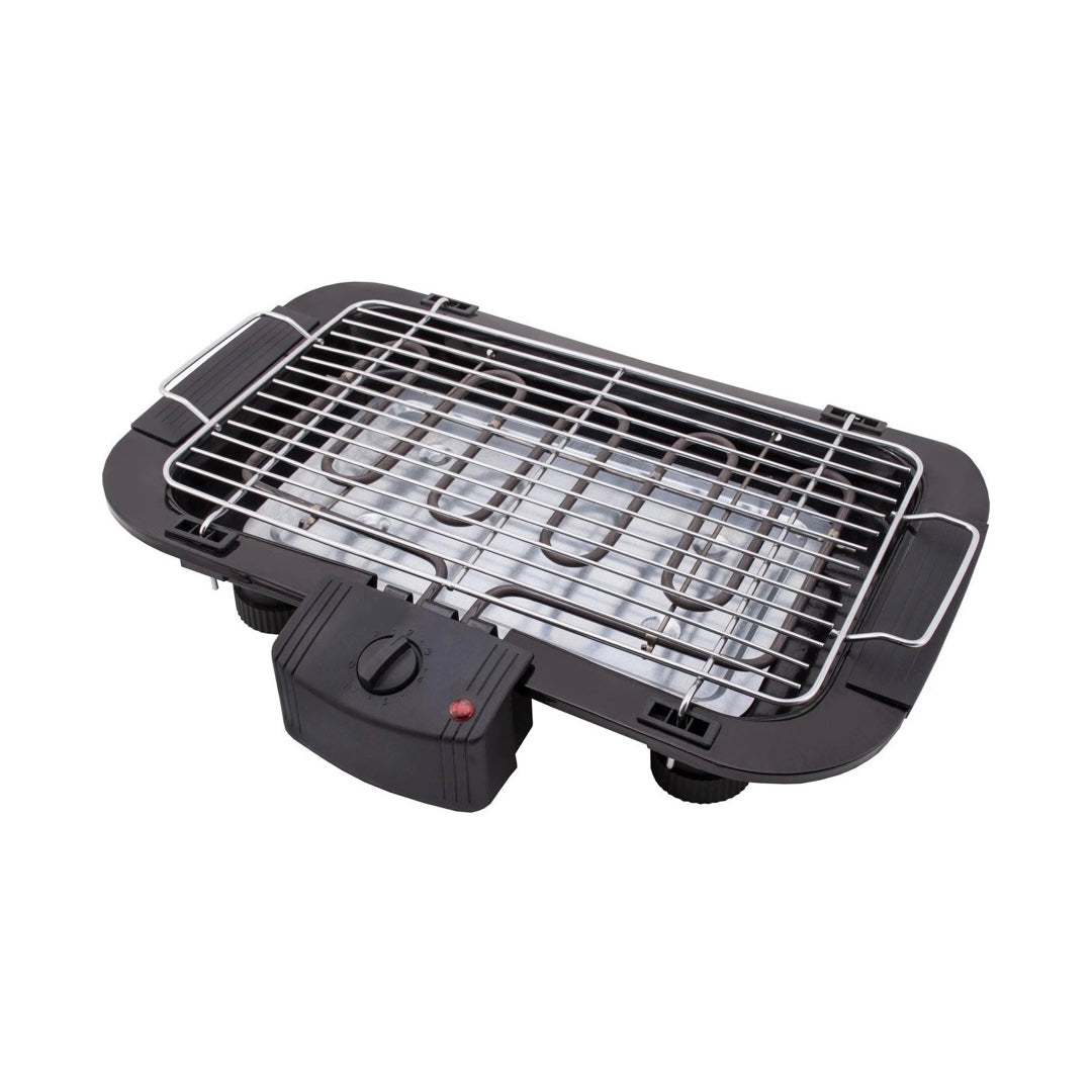 PYRAMIDEA Griglia Elettrica Bistecchiera e Barbecue per Interno ed Esterno 1800 W Colore Nero GR1800