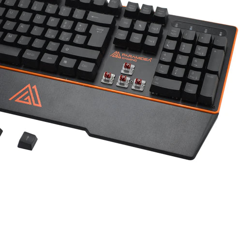 PYRAMIDEA Tastiera Meccanica da Gaming Professionale USB Layout Italiano QWERTY Illuminazione RGB Colore Nero PG100PRO