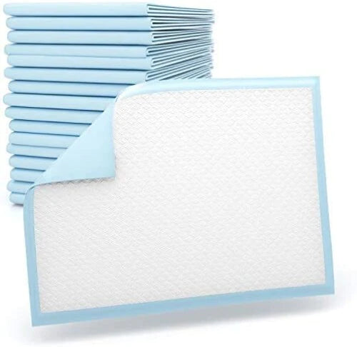 100 TRAVERSE ASSORBENTI PER ANIMALI 60x60cm CUCCIOLI POLIMERI AI CARBONI ATTIVI SUPERASSORBENTI