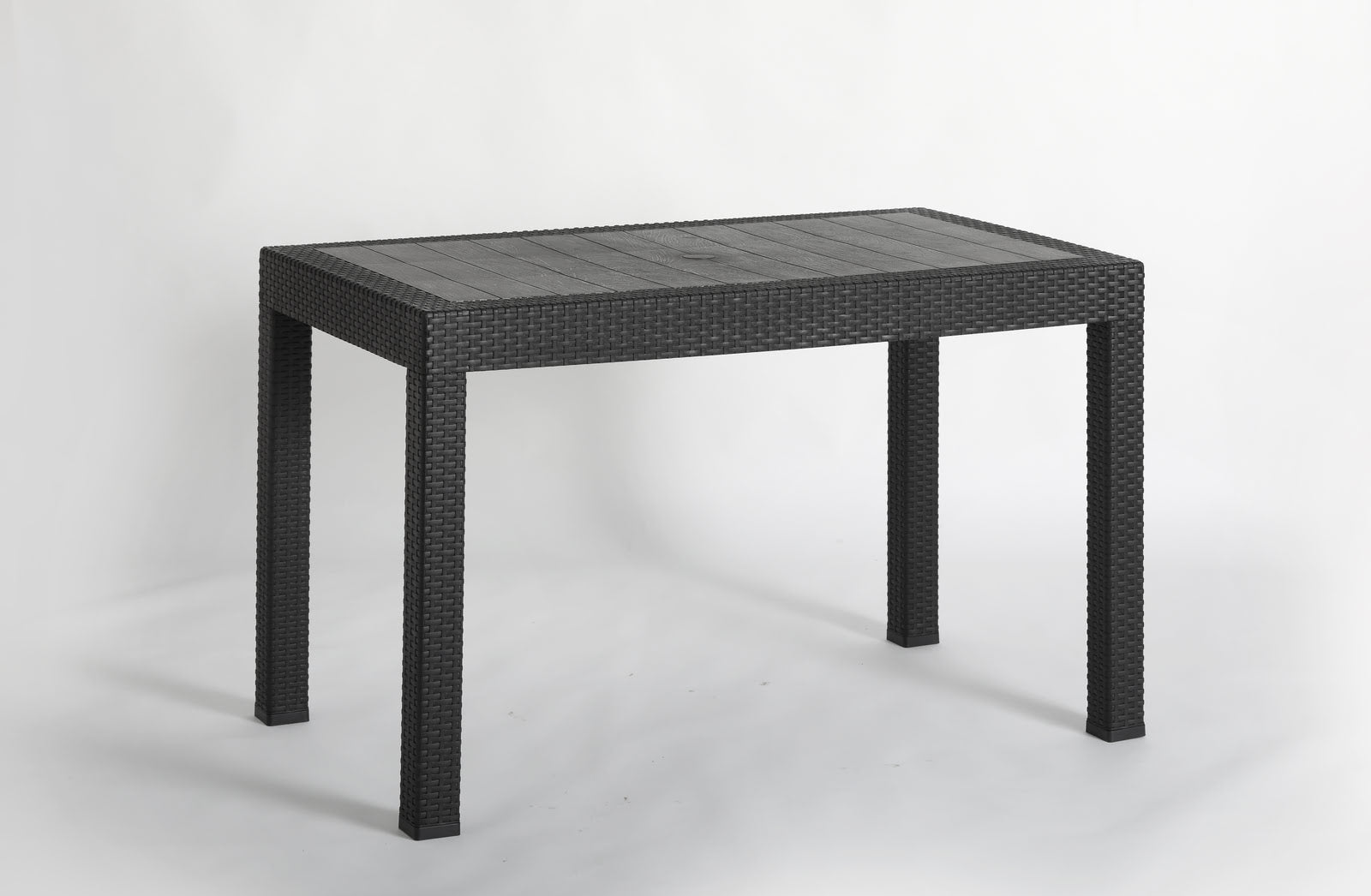 BUYBUY TAVOLO STILE RATTAN RETTANGOLARE NERO TVR120B