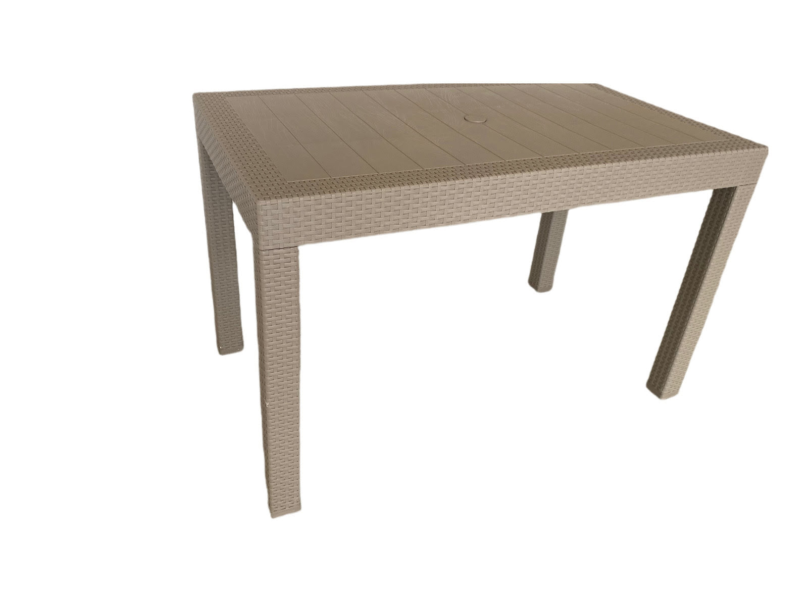 BUYBUY TAVOLO STILE RATTAN RETTANGOLARE GRIGIO TVR120G