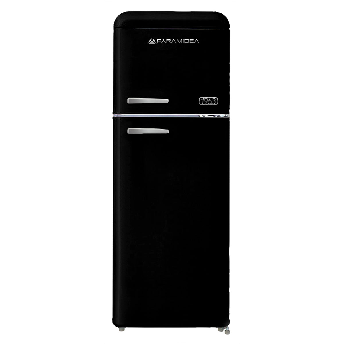 PYRAMIDEA Frigorifero Doppia Porta Ventilato 240 Litri Colore Nero Matto MAMBO2402B