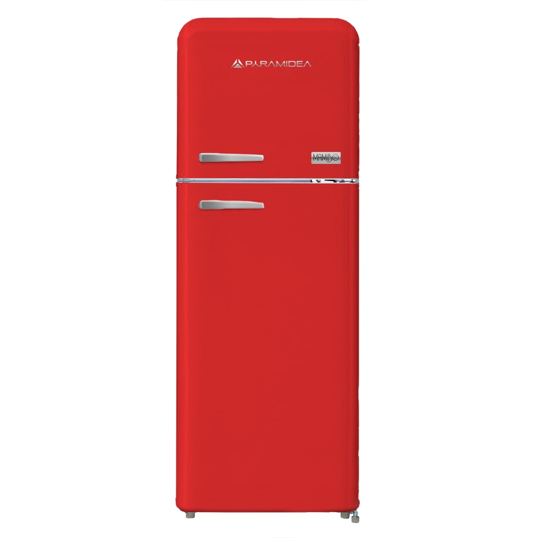 PYRAMIDEA Frigorifero Doppia Porta Ventilato 240 Litri Colore Rosso MAMBO2402R