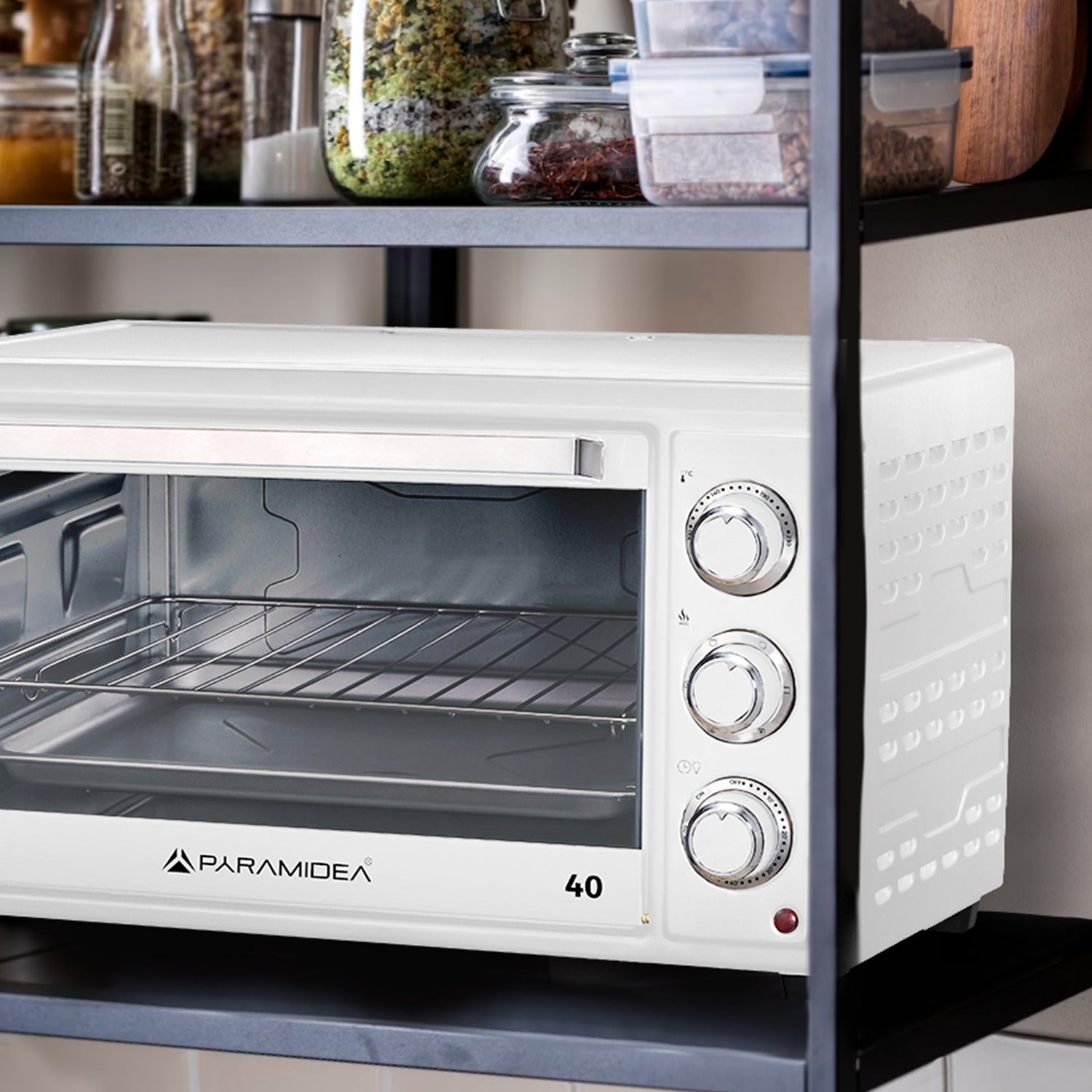 PYRAMIDEA Forno Elettrico Ventilato 40 L Colore Bianco FOV4215W