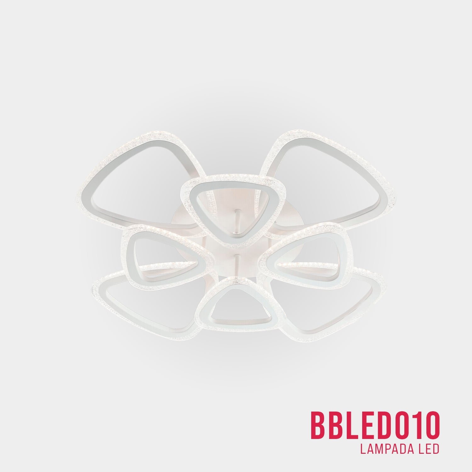 BUYBUY Lampadario LED 120W, Telecomando 2.4G, Luce Regolabile 9300lm BBLED010