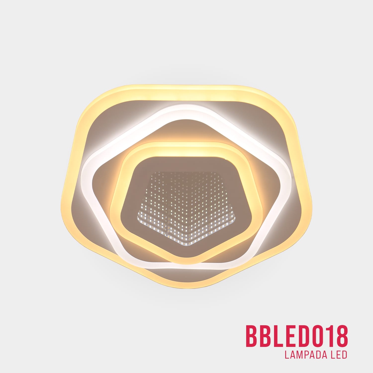 BUYBUY Lampadario LED 77W, Telecomando 2.4G, Luce Regolabile 5900lm BBLED018