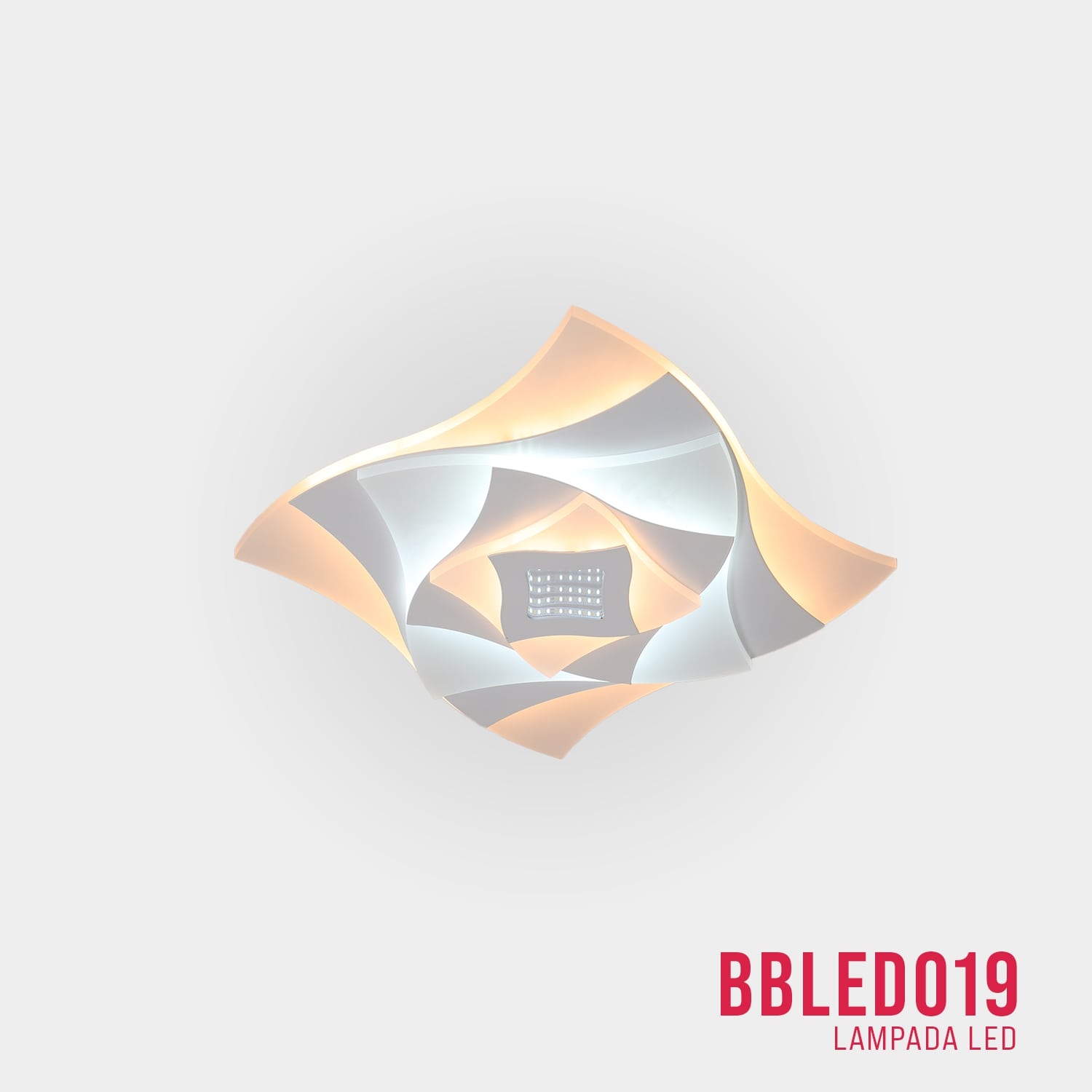 BUYBUY Lampadario LED 63W, Telecomando 2.4G, Luce Regolabile 5900lm BBLED019