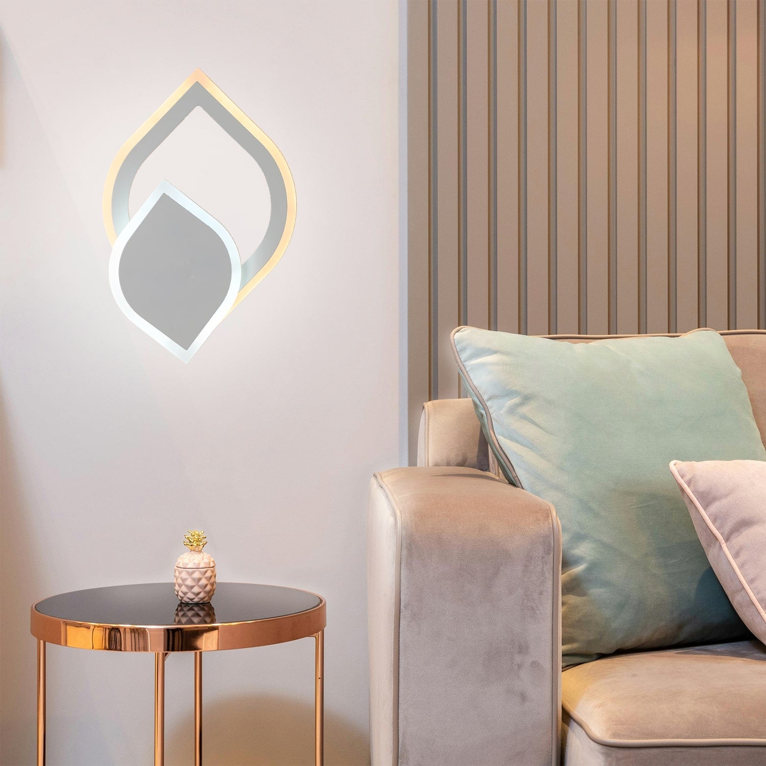 BUYBUY Lampadario LED 24W, Luce Regolabile 2500lm BBLED022