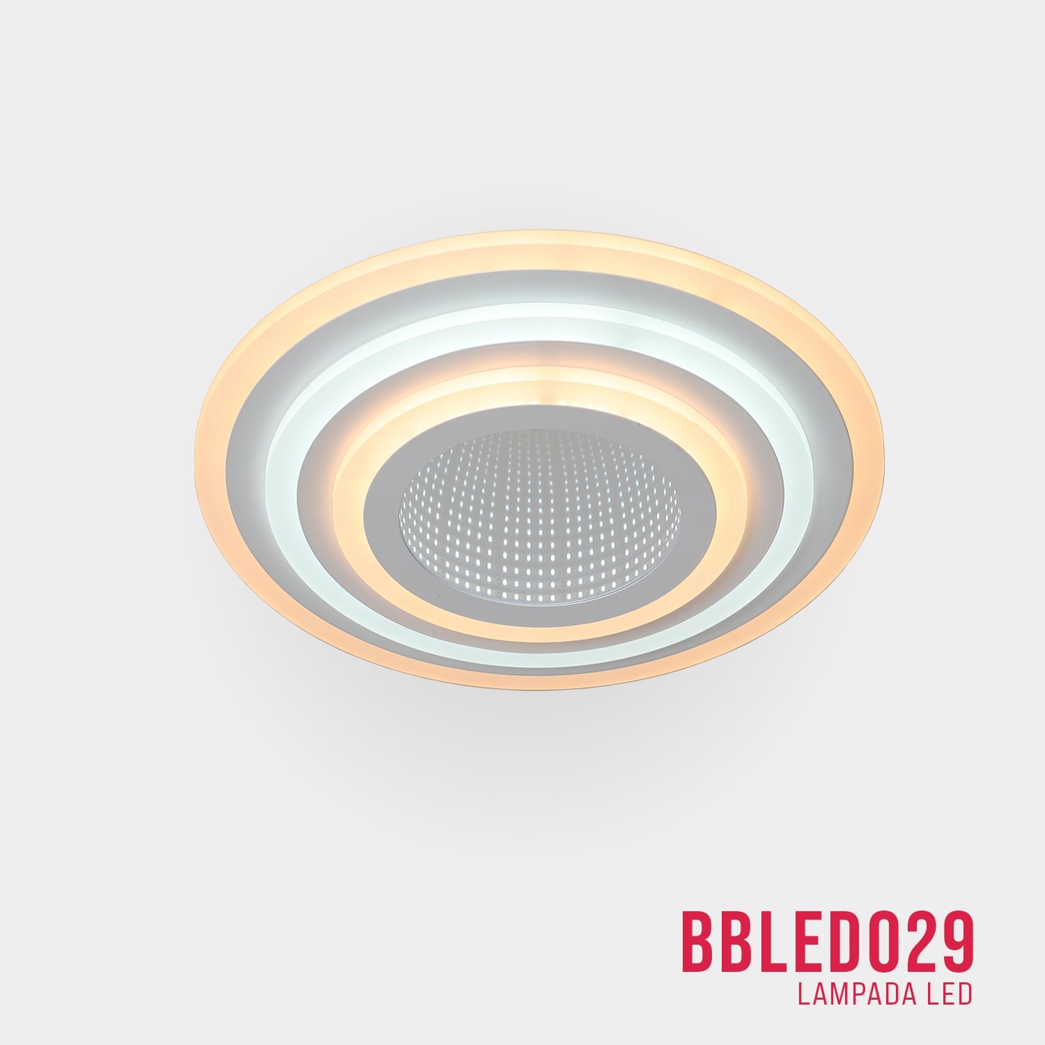 BUYBUY Lampadario LED 76W, Telecomando 2.4G, Luce Regolabile 7200lm BBLED029