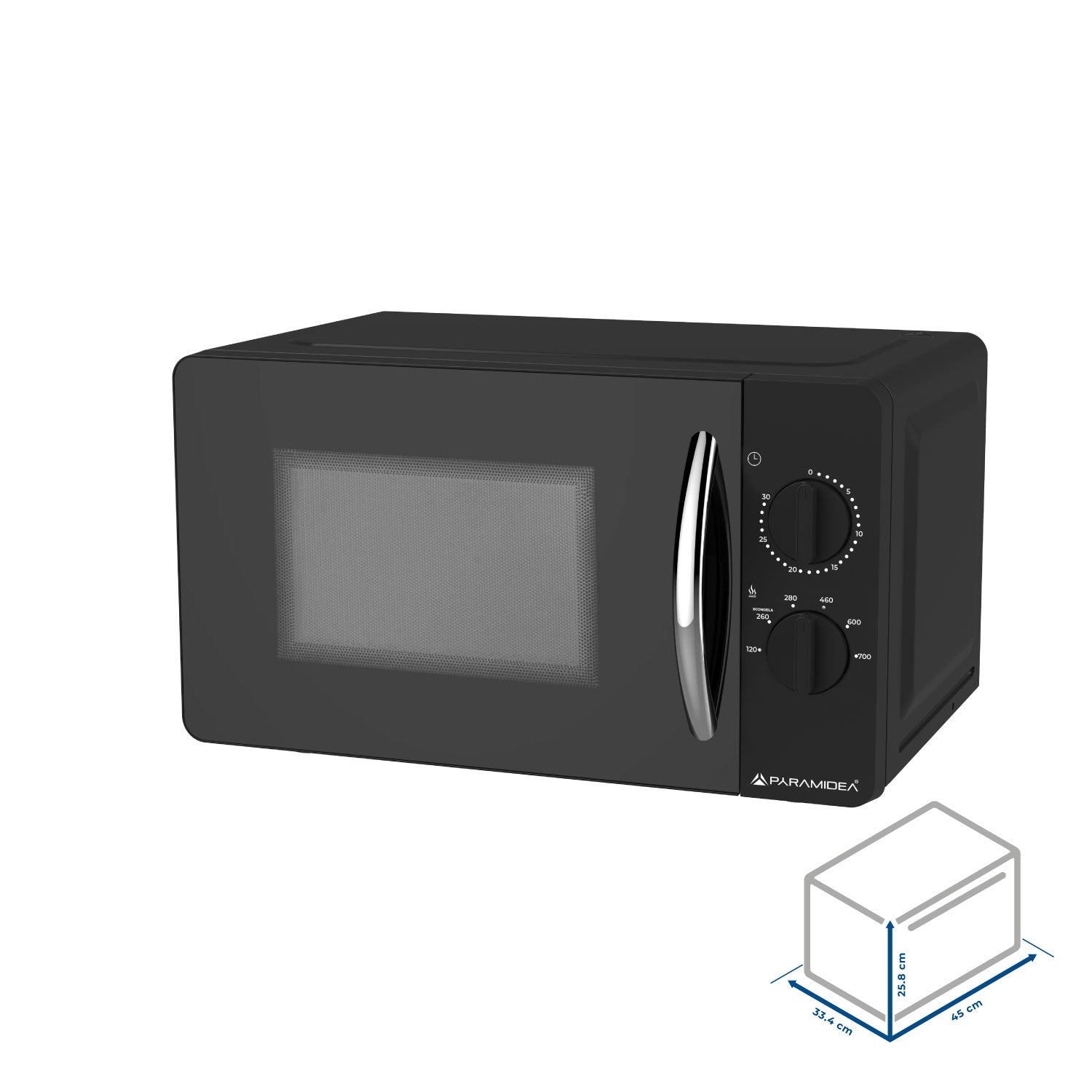 PYRAMIDEA Forno a Microonde Nero FOM100B