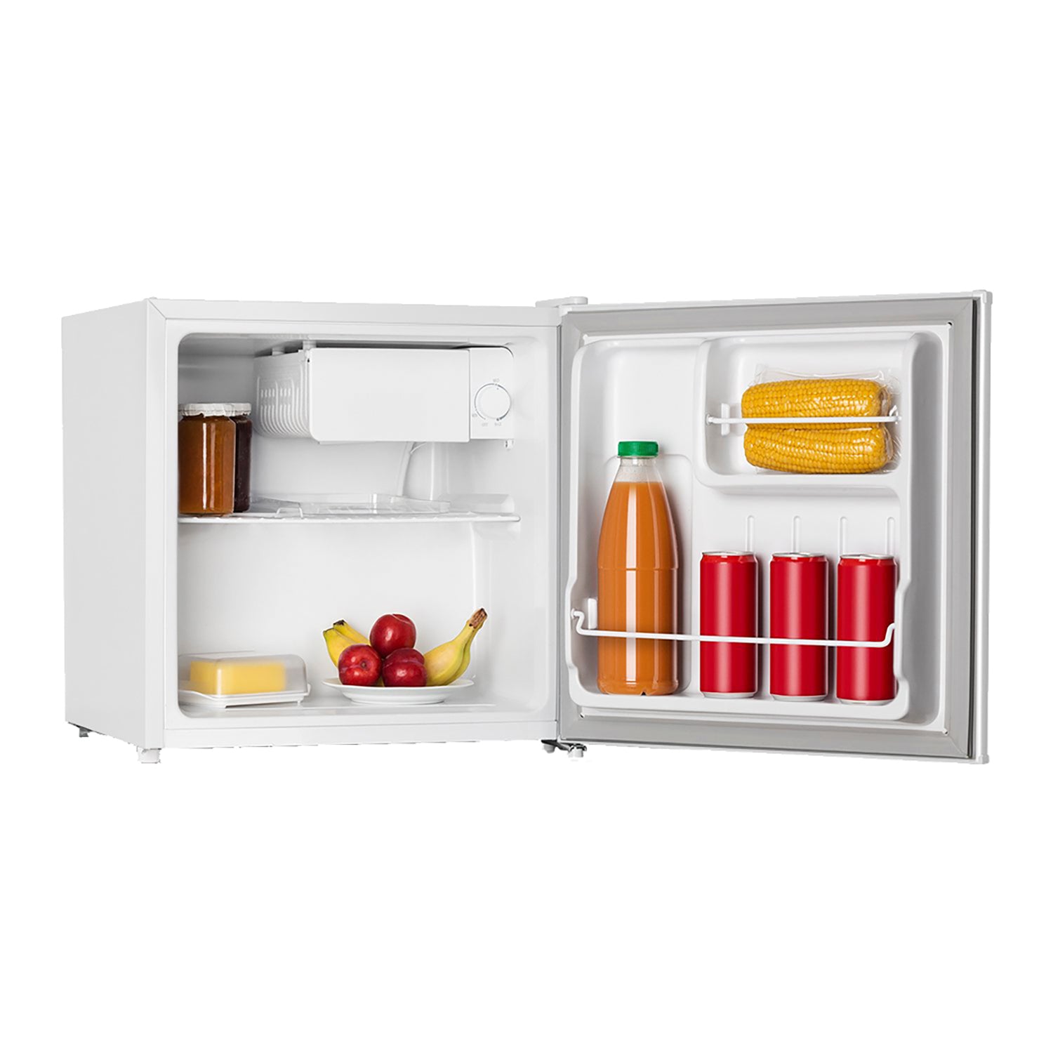 PYRAMIDEA Frigorifero ad una Porta 50 Litri Classe Energetica E Colore Silver FRG56S