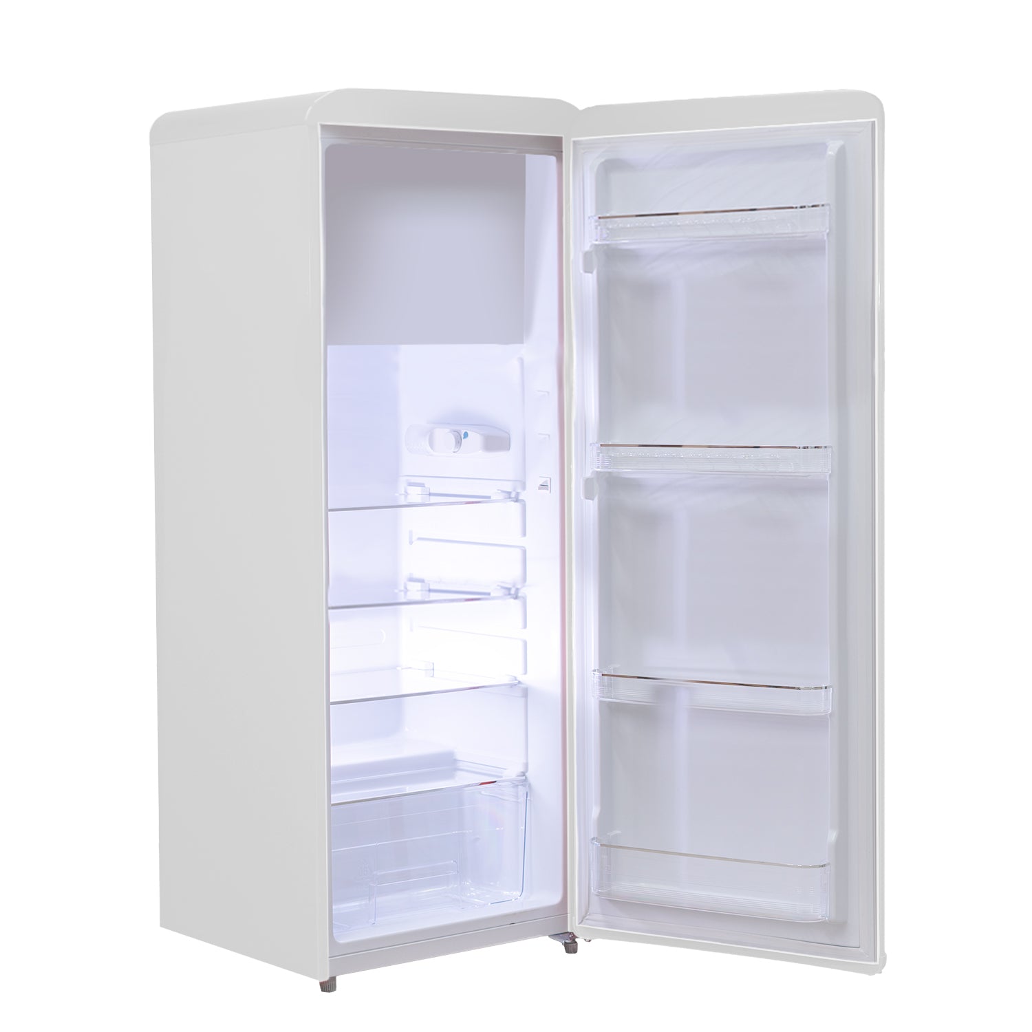 PYRAMIDEA Frigorifero Singola Porta Ventilato 240 Litri Colore Bianco Satinato MAMBO2401W