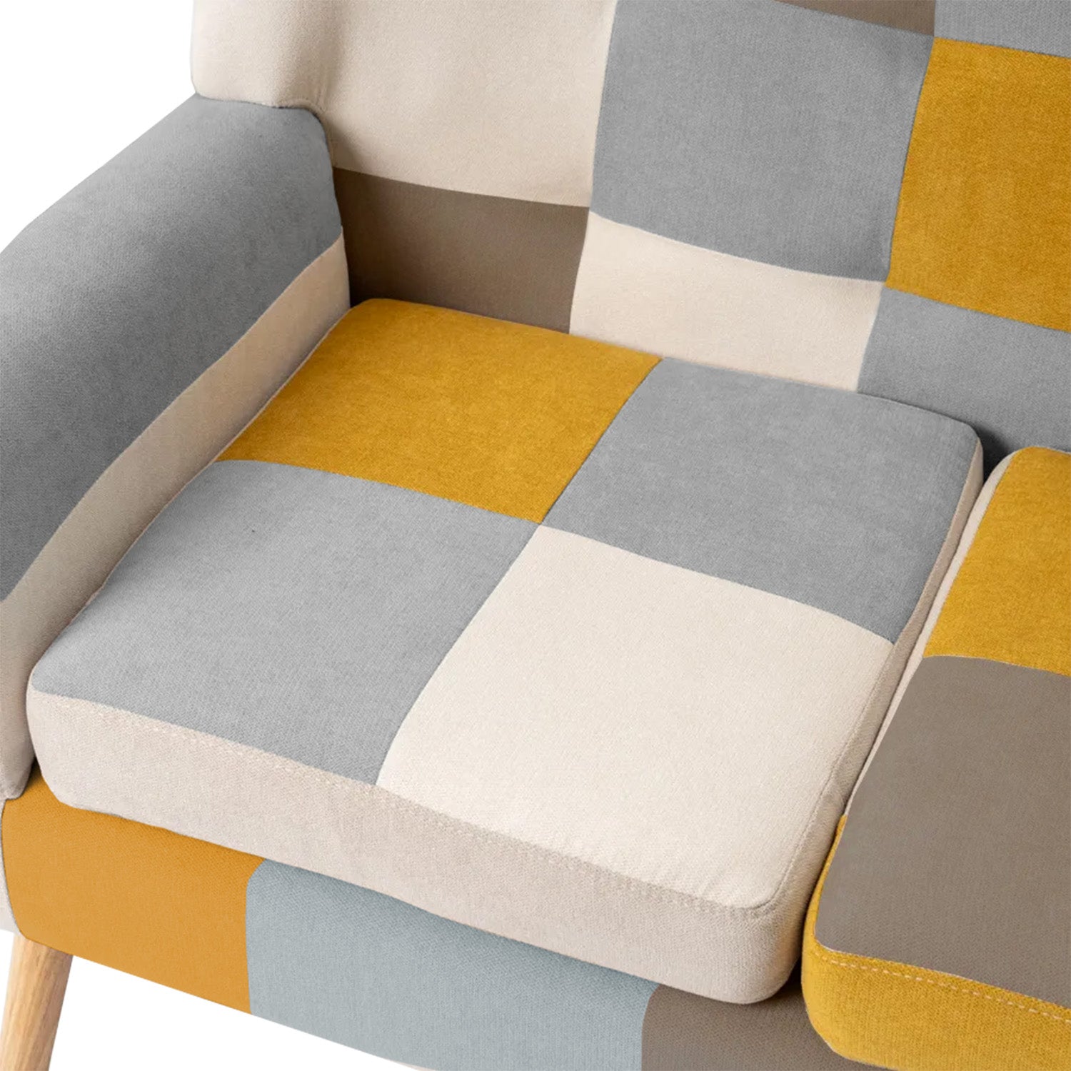 buybuy Divano 3 Posti Modello Autunno Rivestimento Stoffa Stile Patchwork AUT190