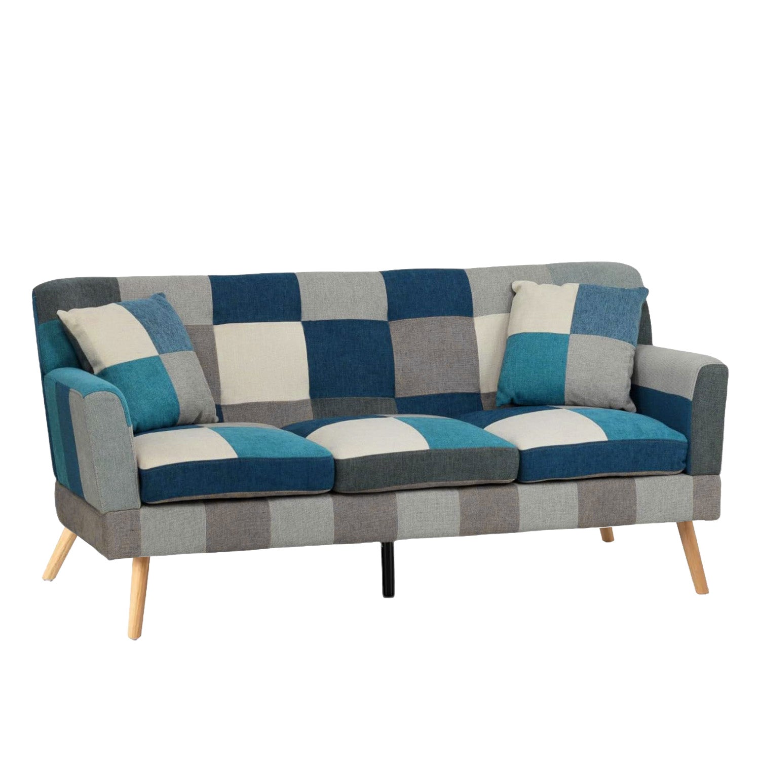 buybuy Divano 3 Posti Modello Inverno Rivestimento Stoffa Stile Patchwork INV190