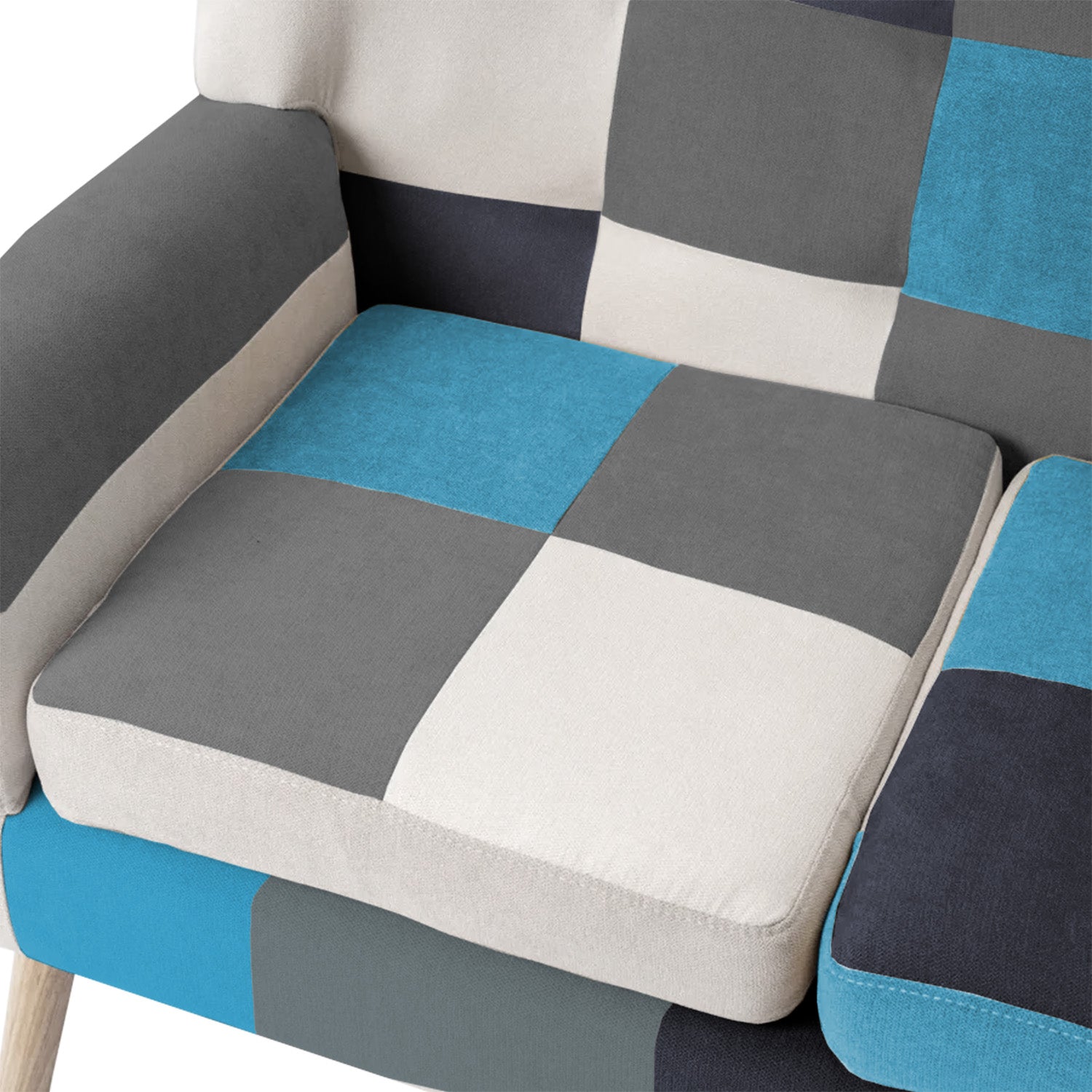 buybuy Divano 3 Posti Modello Inverno Rivestimento Stoffa Stile Patchwork INV190