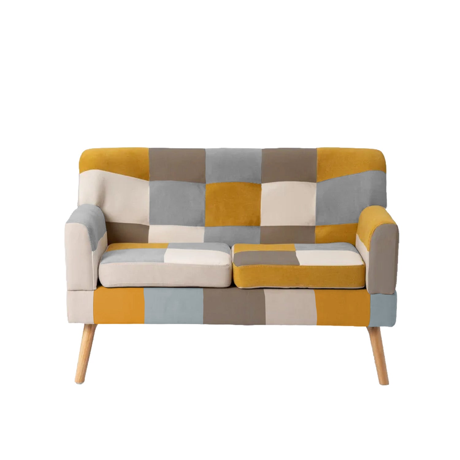 buybuy Divano 2 Posti Modello Autunno Rivestimento Stoffa Stile Patchwork AUT135