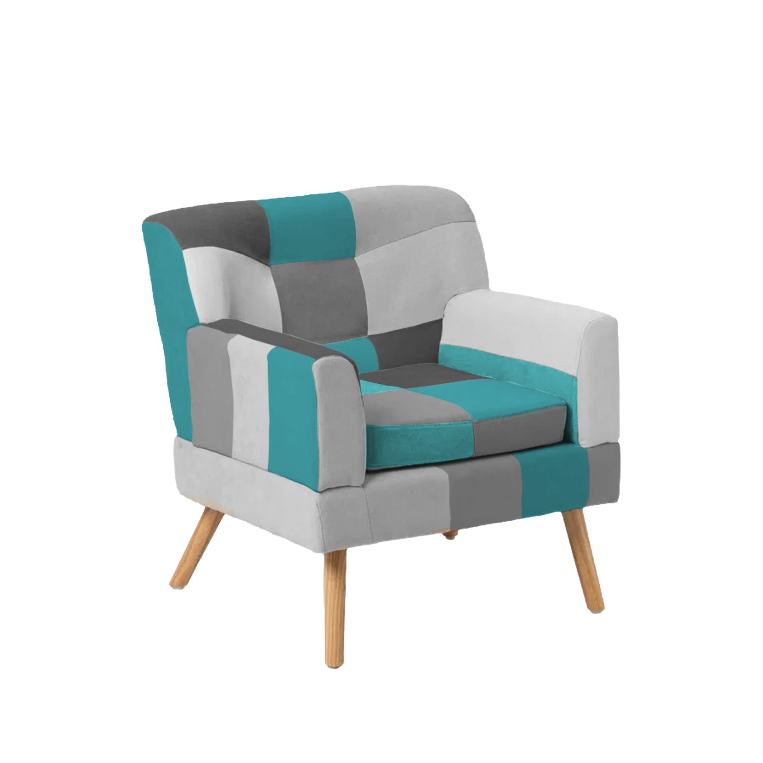 buybuy Divano Monoposto Modello Inverno Rivestimento Stoffa Stile Patchwork INV75