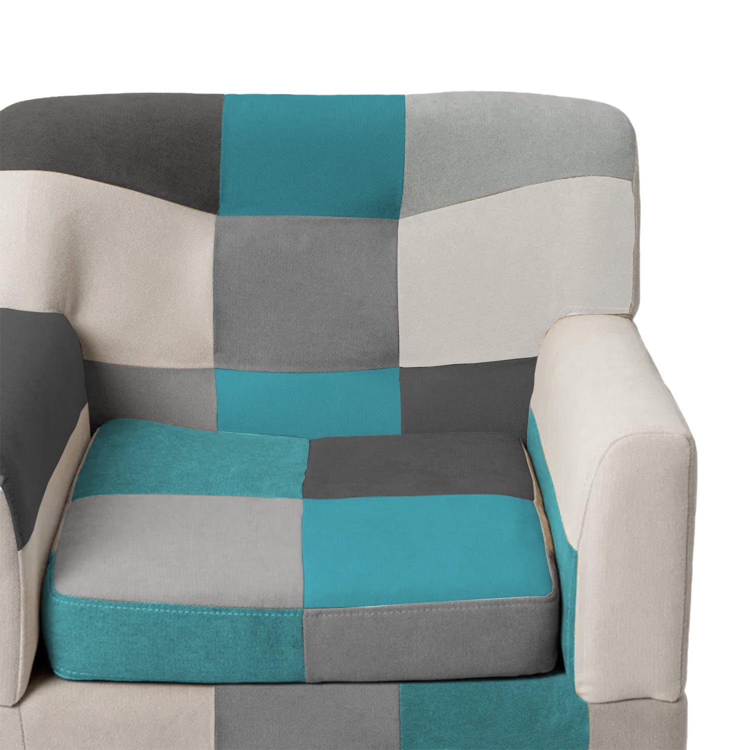 buybuy Divano Monoposto Modello Inverno Rivestimento Stoffa Stile Patchwork INV75