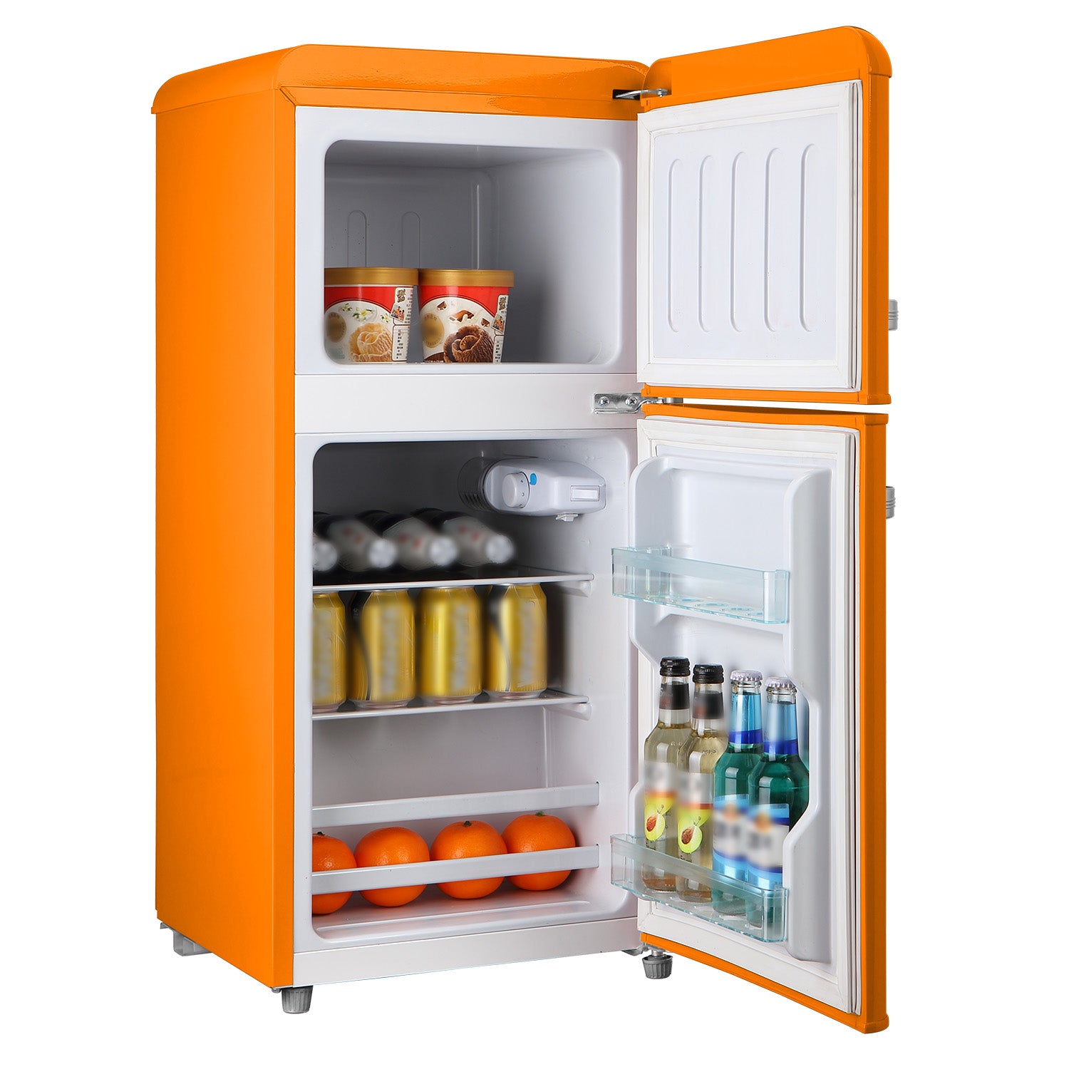 Pyramidea Frigo Retrò 100 litri lordi Color Arancione MAMBO105O