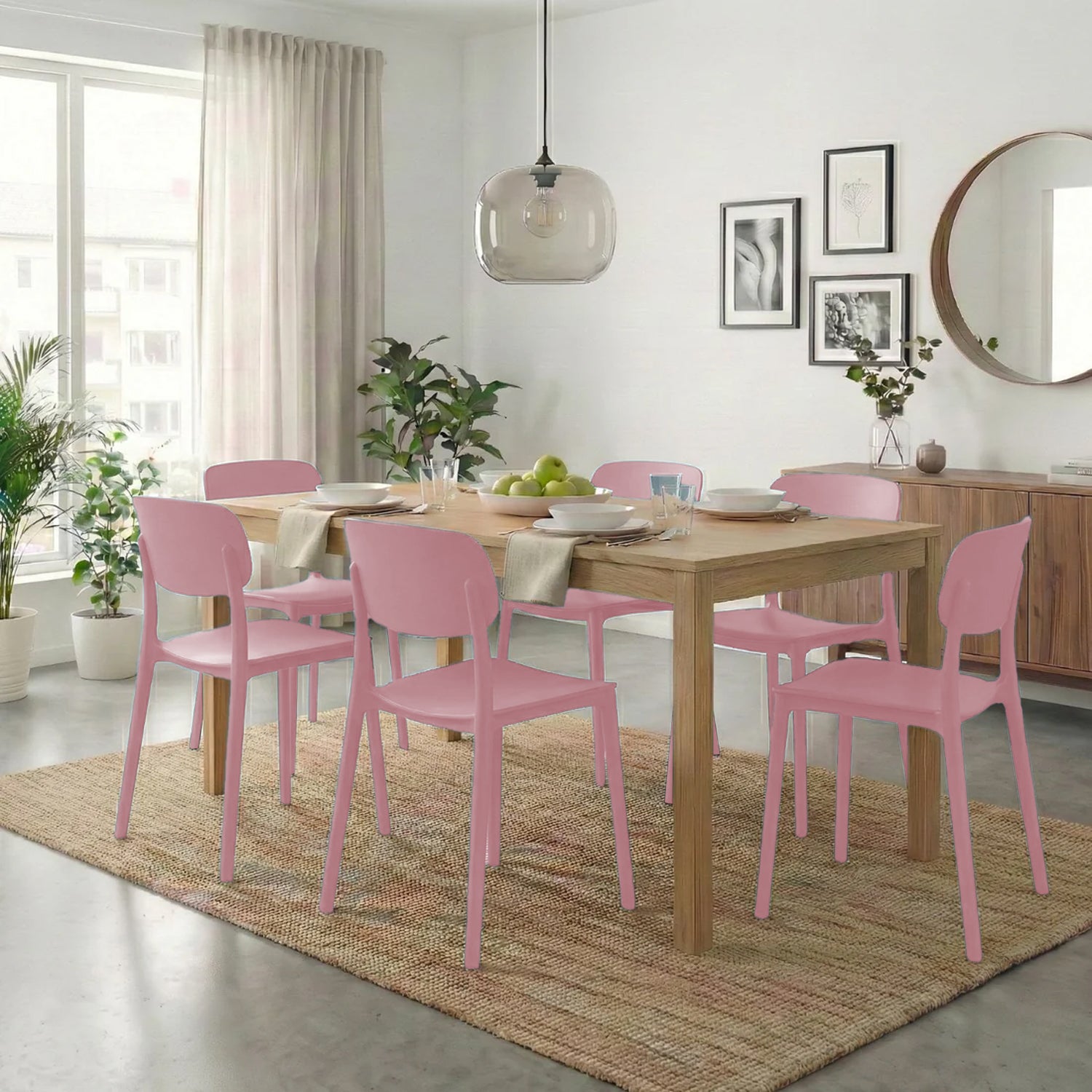 buybuy Sedia Catania Colore Rosa Pink CTN13P
