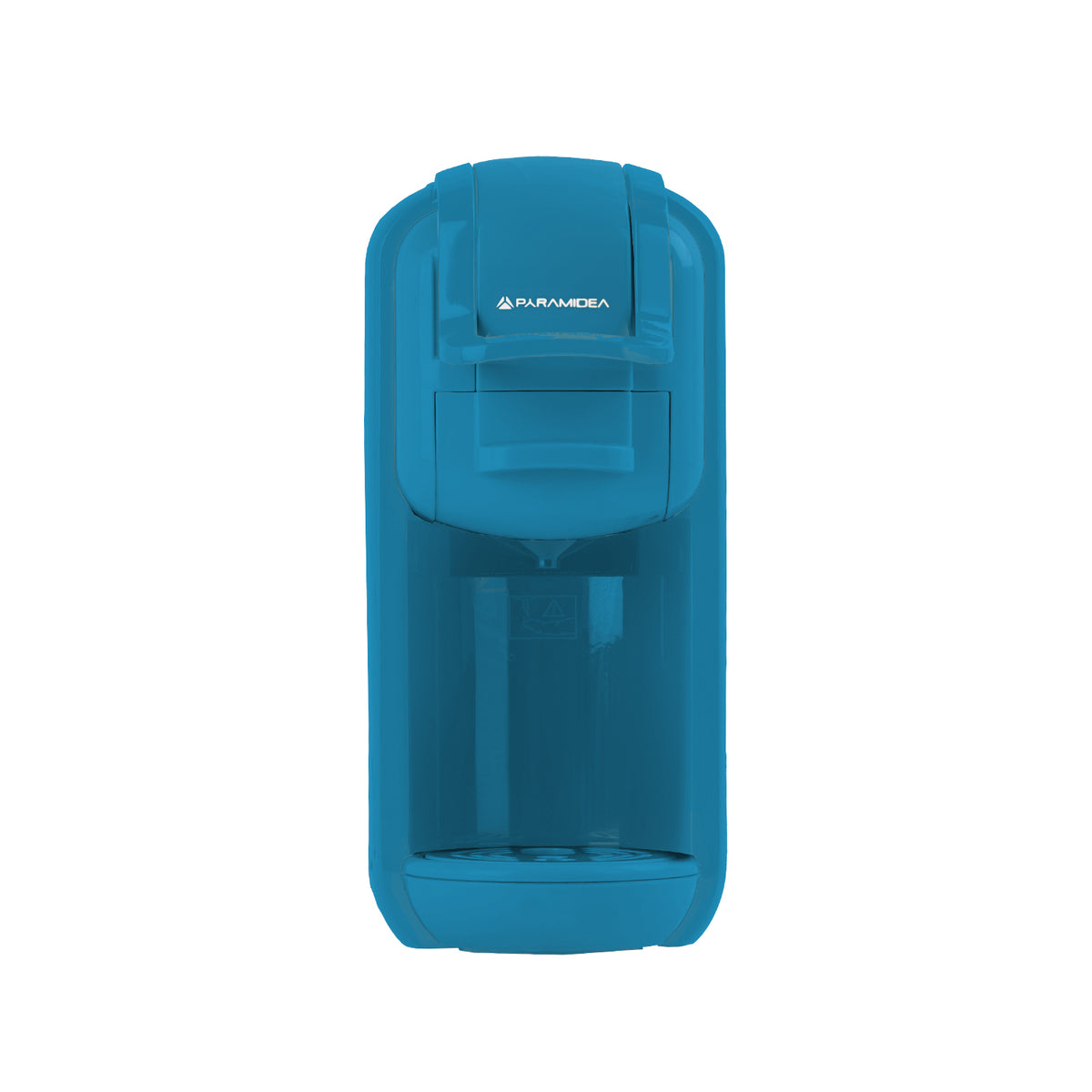 PYRAMIDEA Macchina per Caffè 3 in 1 Compatibile Nespresso Dolcegusto e Cialde Bevande Fredde da 0,6L Blu