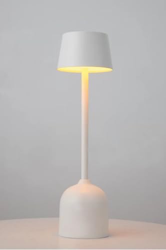 PYRAMIDEA Lampada Bianca da Tavolo Senza Fili Ricaricabile con Presa USB, 3 Luci Led Diversa Intensità LRP10B…