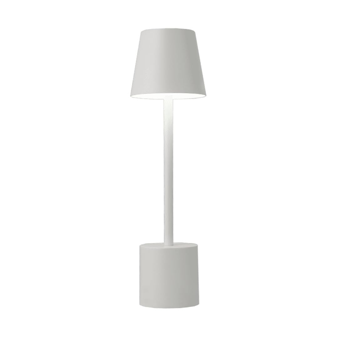 PYRAMIDEA Lampada Bianca da Tavolo Senza Fili Ricaricabile con Presa USB, 3 Luci Led Diversa Intensità LRP11B…