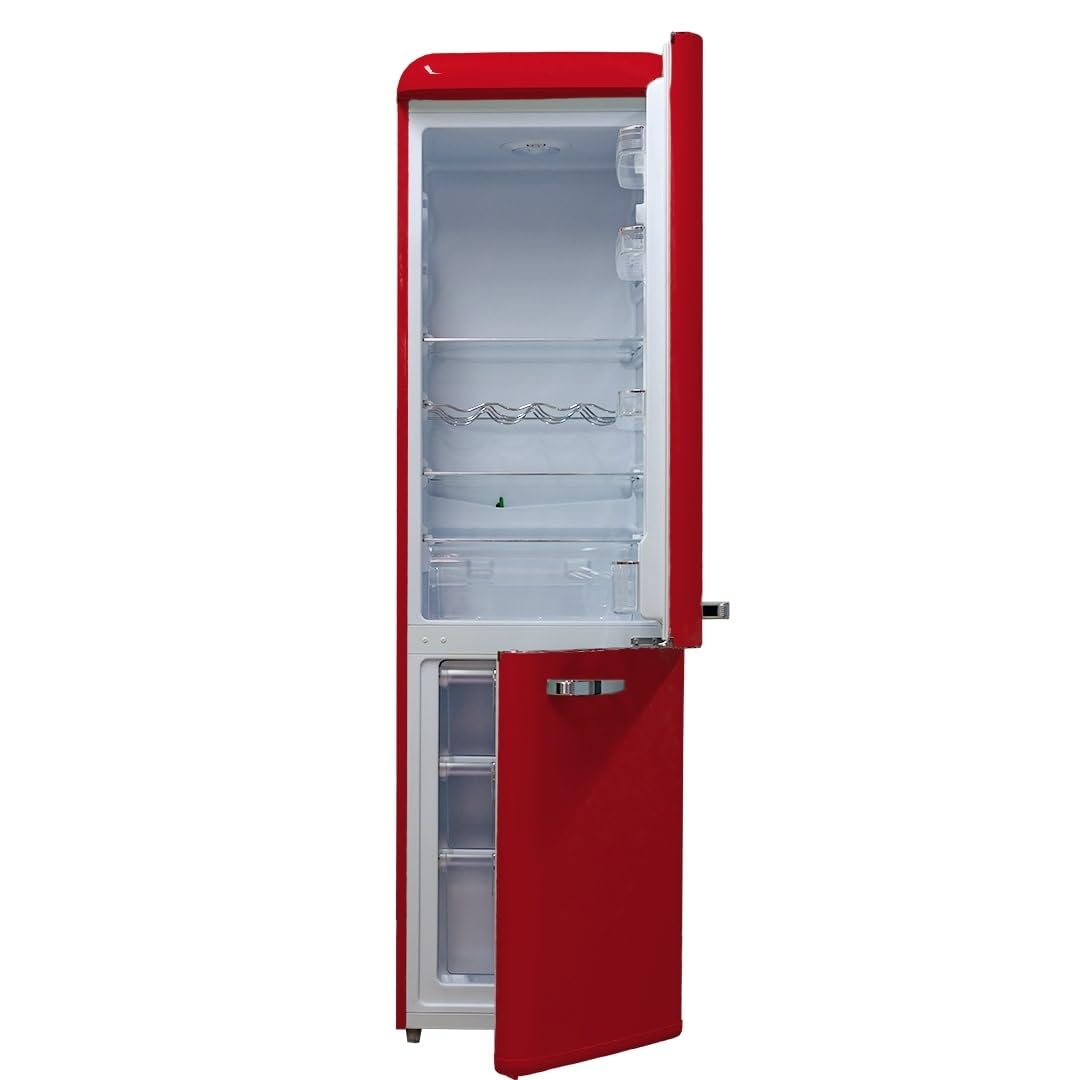 PYRAMIDEA Frigorifero Combinato Mambo Colore Rosso Capacità Totale 300 L MAMBO309R