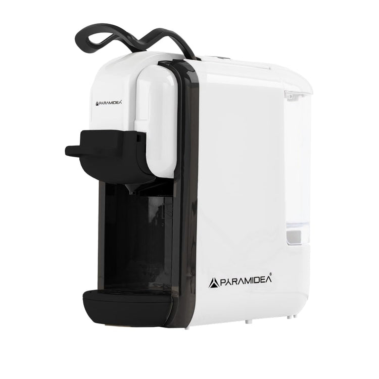 PYRAMIDEA Macchina per Caffè  3 in 1 Compatibile Nespresso Dolcegusto e Cialde Bevande Fredde da 0,6L Bianco