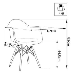 BUYBUY Poltroncina serie Picasso in PP con seduta in spugna ricoperta con stoffa in stile patchwork, piedi in legno di faggio e metallo Patchwork PIC007