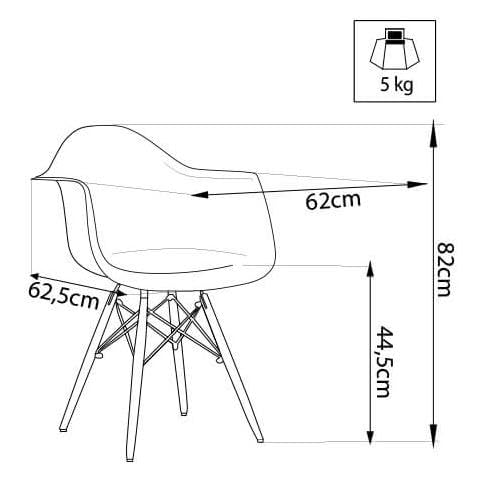BUYBUY Poltroncina serie Picasso in PP con seduta in spugna ricoperta con stoffa in stile patchwork, piedi in legno di faggio e metallo Patchwork PIC007