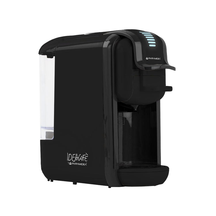 PYRAMIDEA Macchina per Caffè 3 in 1 Digitale Compatibile con Nespresso Dolcegusto e Cialde Bevande Fredde da 0,6L Nero ICP311BPLUS