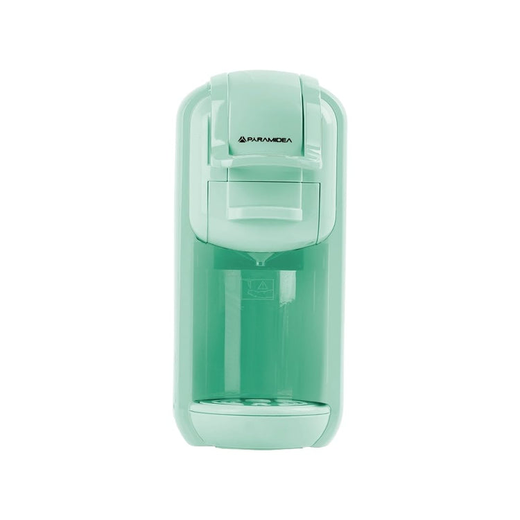PYRAMIDEA Macchina per Caffè  3 in 1 Compatibile Nespresso Dolcegusto e Cialde Bevande Fredde da 0,6L Verde