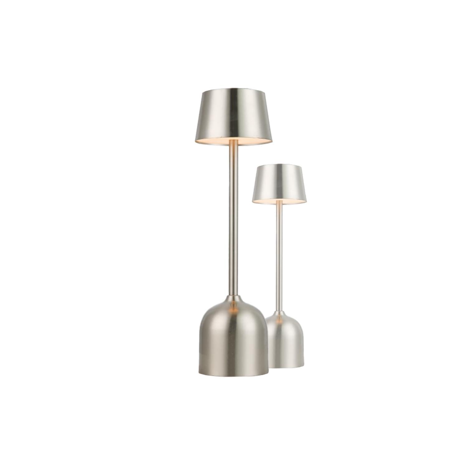 Pyramidea Kit 2 Lampade da Tavolo Colore Silver LRP10S