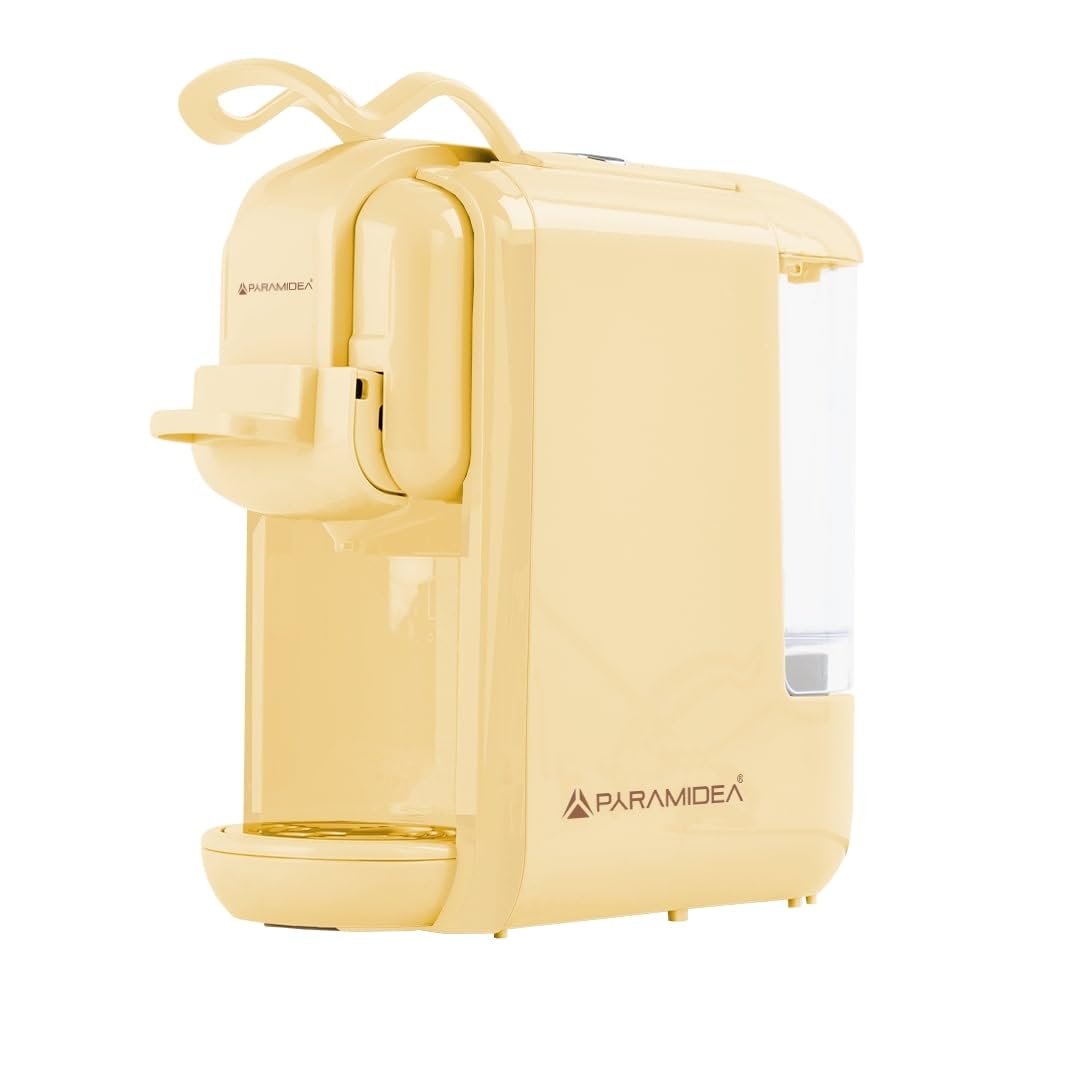 PYRAMIDEA Macchina per Caffè  3 in 1 Compatibile Nespresso Dolcegusto e Cialde Bevande Fredde da 0,6L Crema