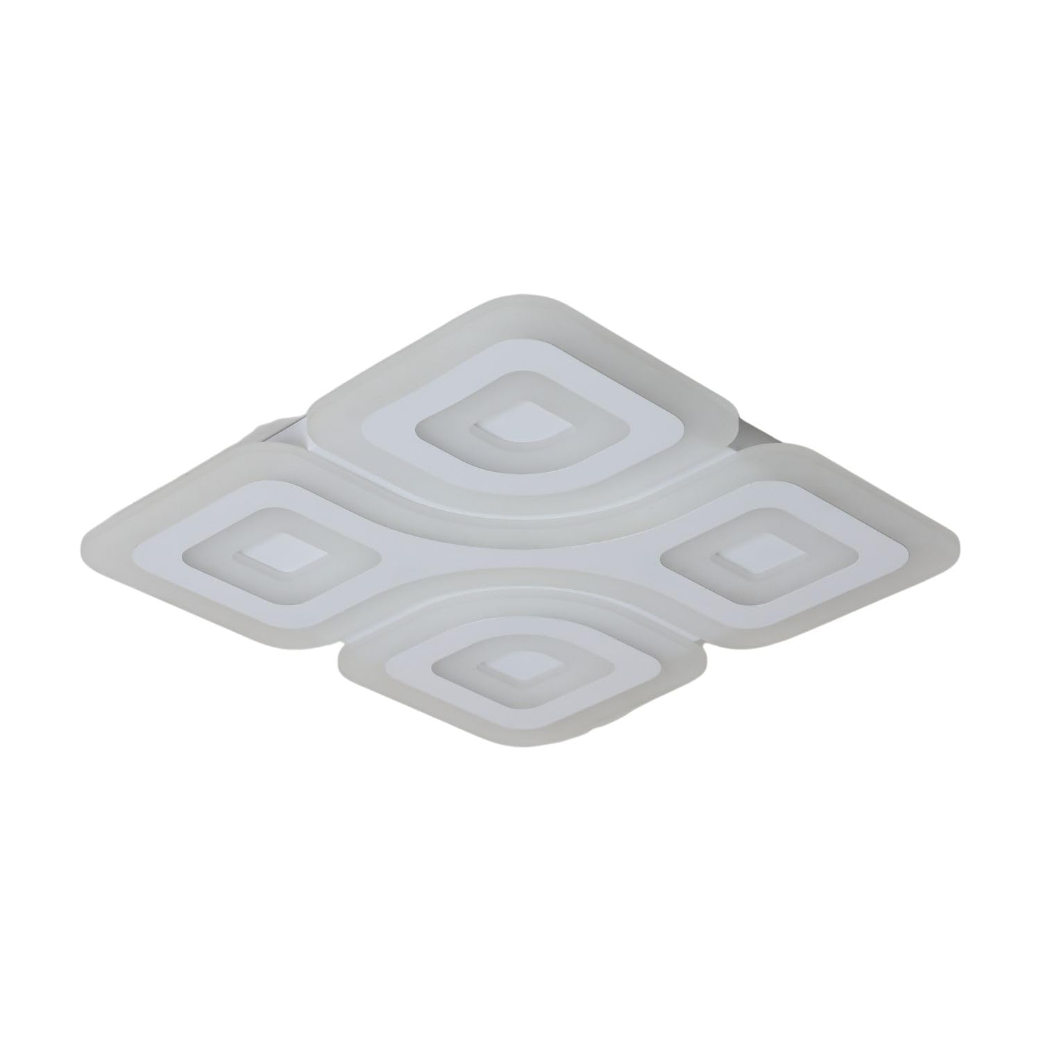 BUYBUY Lampadario LED 95W, Telecomando 2.4G, Luce Regolabile 6400lm BBLED030