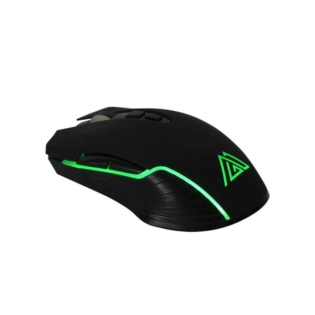 PYRAMIDEA Mouse Gaming con Sensore Ottico da 6400 DPI Illuminazione RGB Color Nero PM640