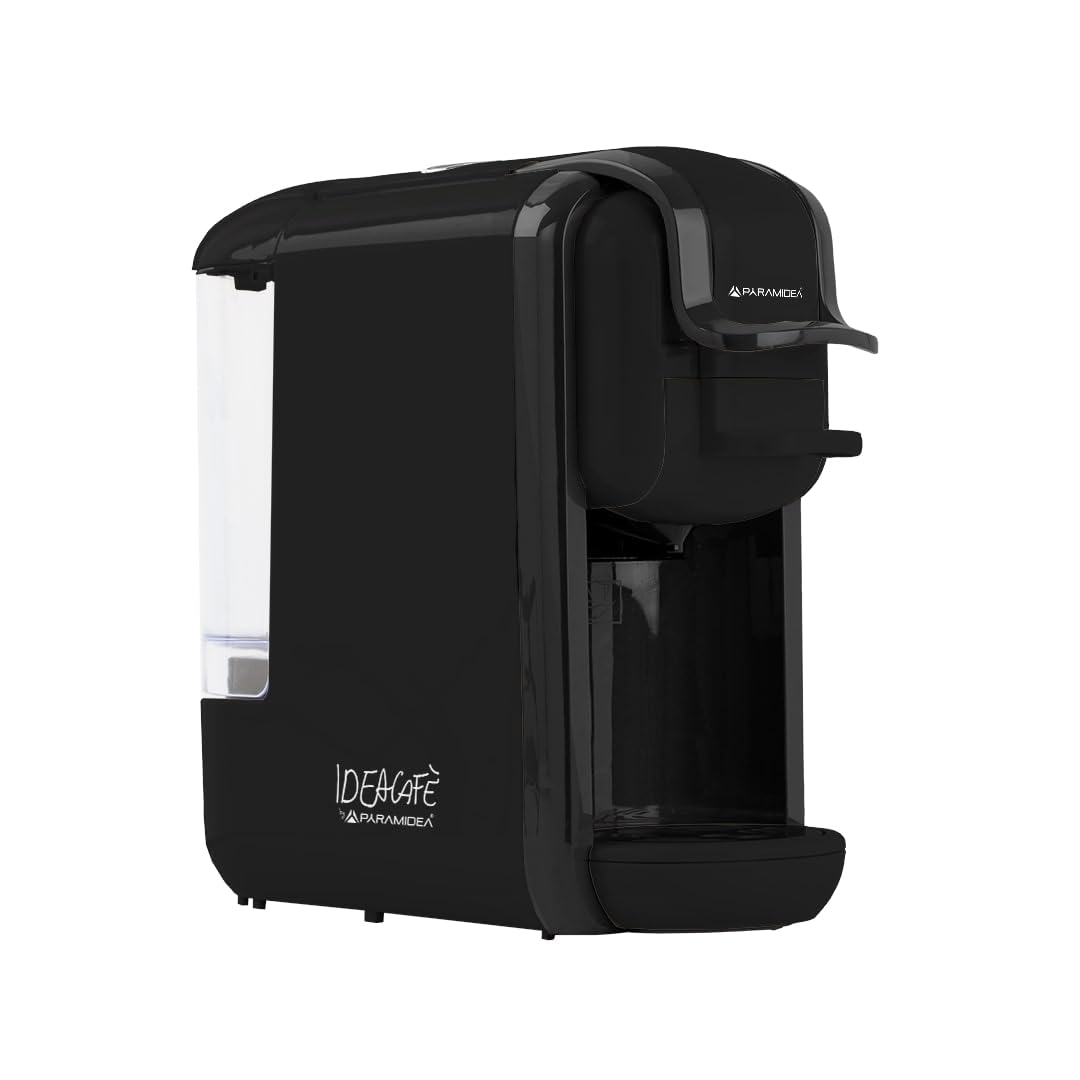 PYRAMIDEA Macchina per Caffè  3 in 1 compatibile Nespresso Dolcegusto e Cialde da 0,6L Nero