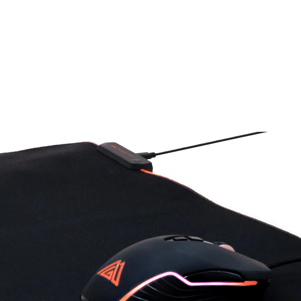 PYRAMIDEA GAMING Tappetino Mouse e Tastiera Gaming XL con Illuminazione RGB Pyramidea Gaming