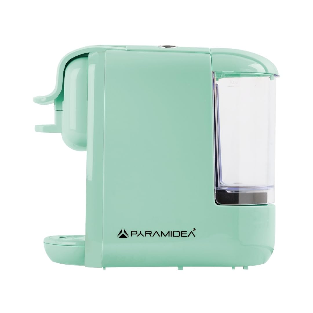 PYRAMIDEA Macchina per Caffè 3 in 1 Digitale Compatibile con Nespresso Dolcegusto e Cialde Bevande Fredde da 0,6L Verde ICP311GPLUS