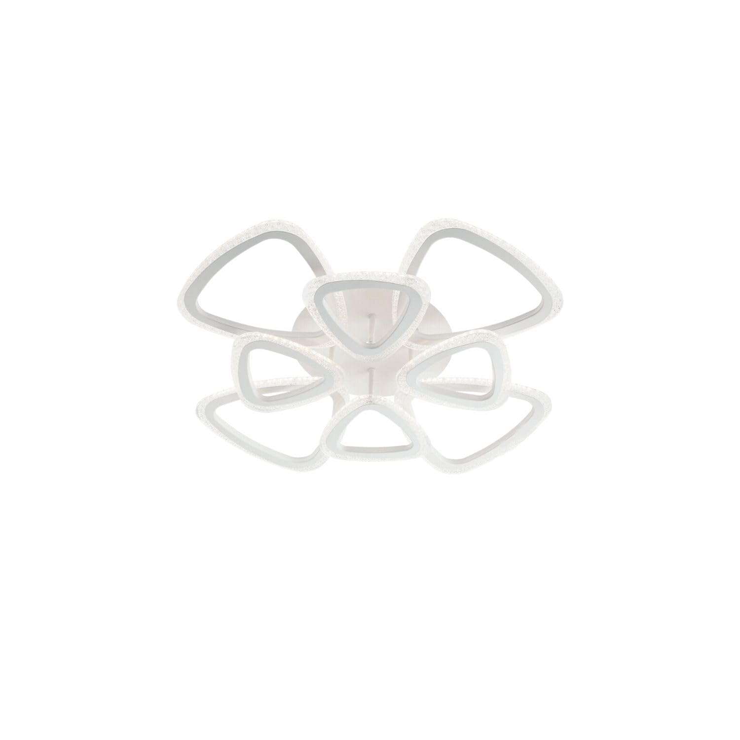 BUYBUY Lampadario LED 120W, Telecomando 2.4G, Luce Regolabile 9300lm BBLED010