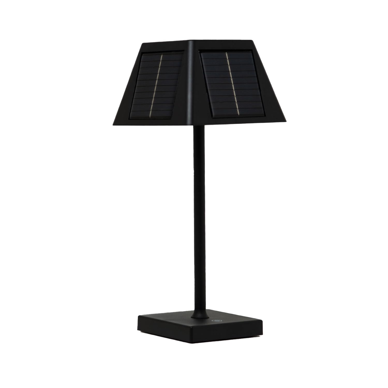 PYRAMIDEA Lampada a LED da Tavolo con 5 Pannelli Solari Colore Nero LPS10B