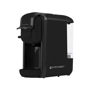 PYRAMIDEA Macchina per Caffè  3 in 1 Compatibile Nespresso Dolcegusto e Cialde Bevande Fredde da 0,6L Nero