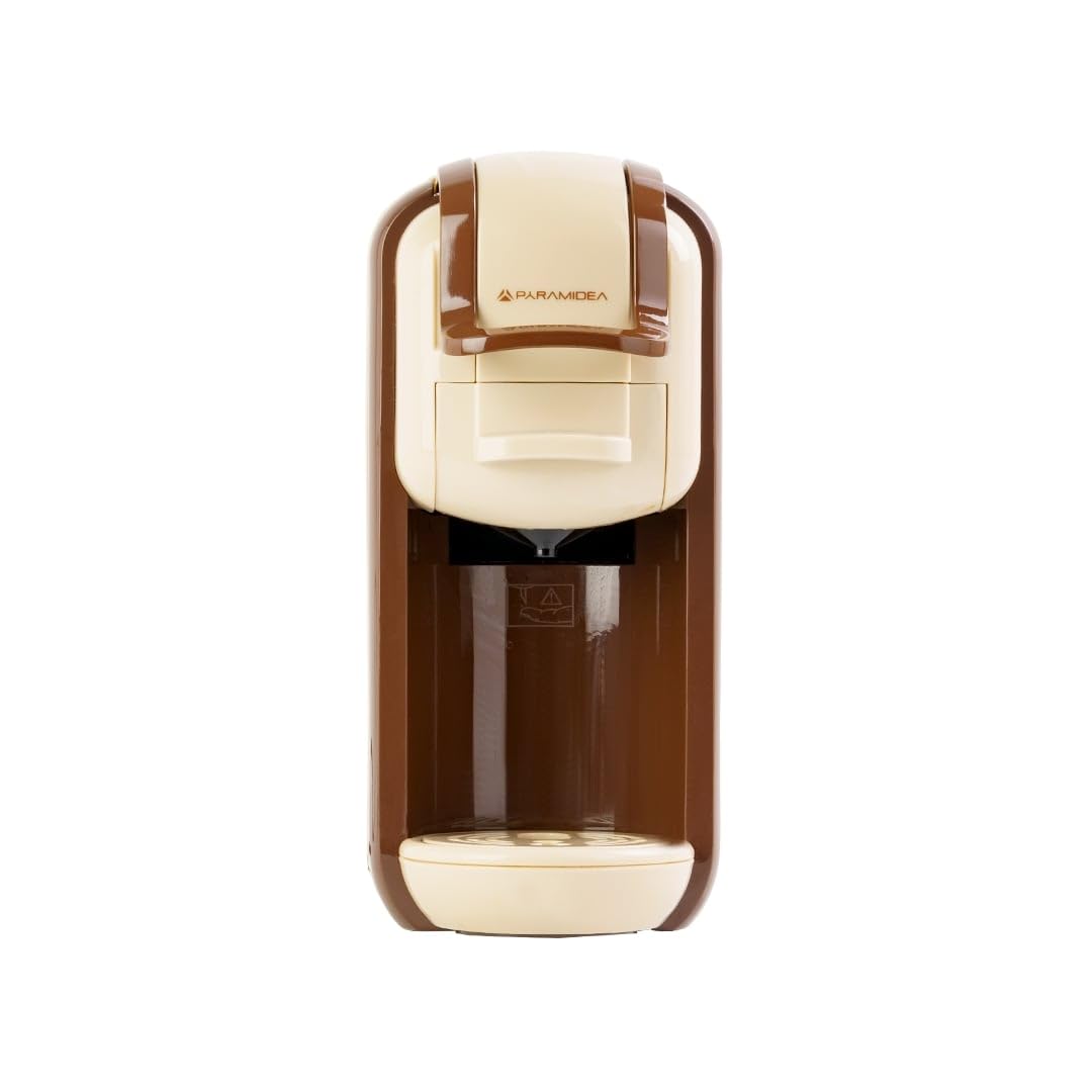 PYRAMIDEA Macchina per Caffè  3 in 1 Compatibile Nespresso Dolcegusto e Cialde Bevande Fredde da 0,6L Caffè Latte